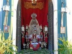 Altar de la Hermandad de la Vera Cruz. 