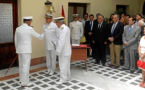 Acto relevo de mando Comandancia Naval Huelva.