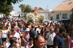 Procesión de la Virgen del Carmen en El Rompido.