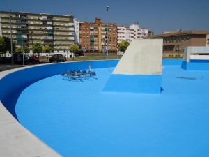 La fuente de la Plaza Toledo estará lista en los próximos días.