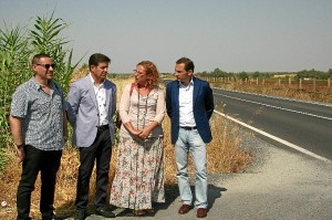 Visita a la carretera ya finalizada. 