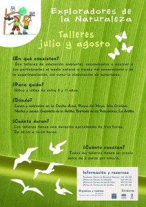 Cartel de los talleres.