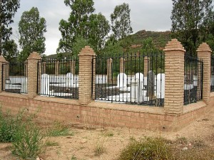 Cementerio de Tharsis tras su restauración.
