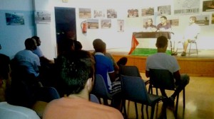 Charla de inauguración de las jornadas Huelva con Palestina.