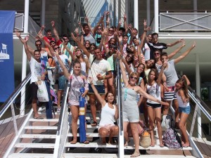 Celebración del Día Internacional de la Juventud en Punta Umbría.