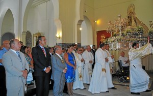 Misa oficial de la Virgen del Carmen en Isla. 