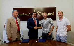 Convenio entre la Fundación Cajasol y el Club Deportivo de Sordos de Huelva