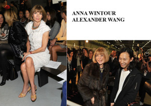 Anna Wintour y Alexander Wang.