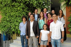 Participantes del 'Ciclo Flamenco y Colombinas'.