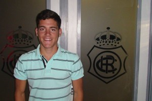 Adrián Sánchez, jugador del Cadete A del Recre