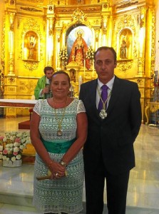 Alcaldesa de Isla Cristina y presidente del Consejo de Hermandades y Cofradías.