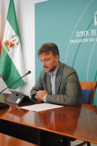 José Fiscal durante la presentación del Balance del 112 en Huelva.