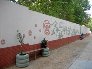 Así ha quedado la calle Camelia en la barriada de El Torrejón.