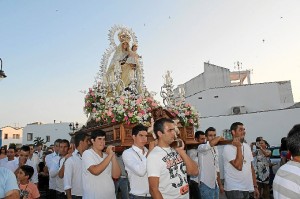 Procesión Virgen del Carmen en Punta del Moral. 