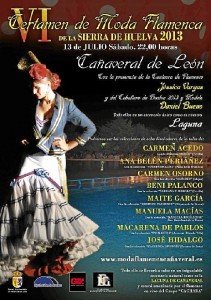 Cartel del certamen flamenco.