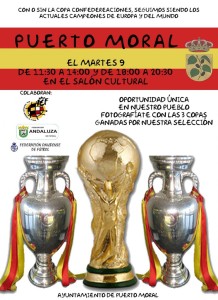 cartel visita trofeos a puerto moral