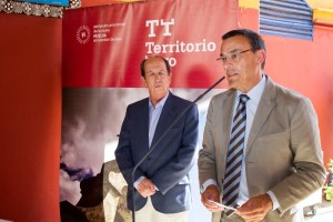 Ignacio Caraballo en su intervención en la firma del convenio.