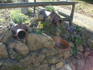 Fuente ornamental del Jardin Botánico.