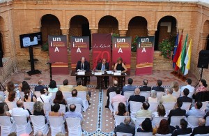 Ángel Gabilondo, Suárez Japón y Yolanda Pelauo han inaugurado los Cursos de Verano de La Rábida 2013