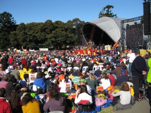 Jóvenes en la Jornada de Sidney.