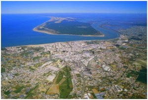 Vista aérea de la Comarca de Doñana.