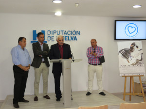 José Villa, Gustavo Cuéllar, Ramón Ruiz y Antonio Rodríguez en la presentación del Festival.