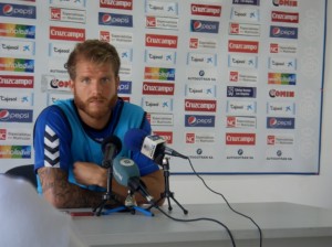 Morcillo durante la rueda de prensa / A. Bermejo