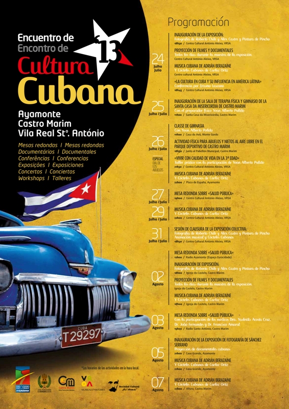 Cartel del Encuentro de Cultura Cubana.