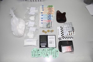 Los materiales encontrados por la Policía de Punta Umbría.