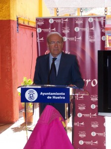 El alcalde de Huelva fue el encargado de presentar la ruta. 