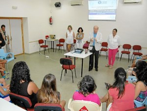 Jóvenes asistentes al taller.