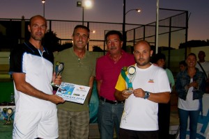 Los ganadores del Torneo de Pádel de Mazagón