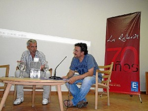 Imanol Arias junto a Antonio Cuadri.