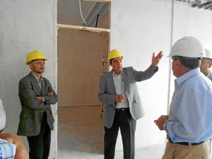 Visita a las obras del IES Rafael Reyes de Cartaya.