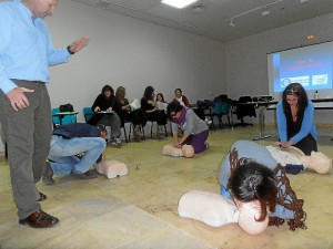 Curso sobre accidentes infantiles.