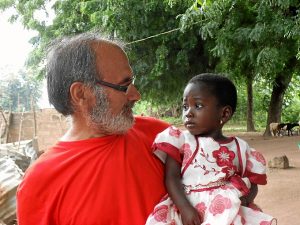 Manuel Raposo, de voluntario en África.