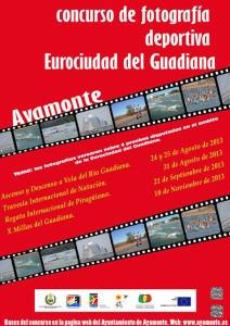 Cartel del concurso de fotografía 'Eurociudad del Guadiana'.