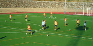 Las jugadoras se muestran muy predispuestas al trabajo, lo que facilita la tarea de los técnicos.