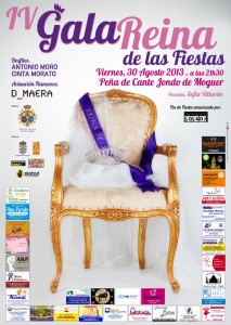 Cartel de la gala.