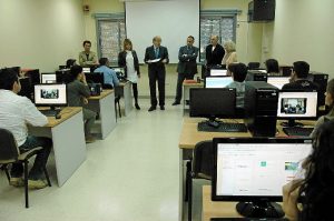 Clausura del taller de informática de Huelva. 