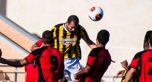 El San Roque dominó el partido pero no pudo batir a Miguel Rosa. / Foto: J. Losa.