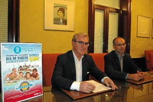 Presentación del Día de Huelva en Aquópolis Cartaya. 