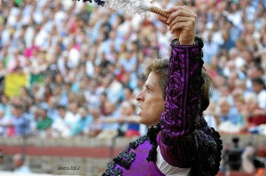 El torero se siente muy cómodo en el coso de La Merced. / Foto: Pedro Delgado