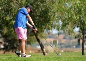 Marco Colomer, ejecutando un golpe durante el torneo. / Foto: J. L. Rúa.