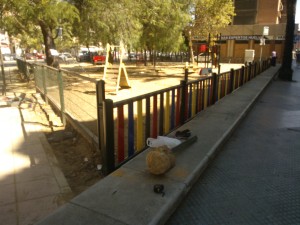 Se trata de una zona de recreo en el centro de la ciudad. 