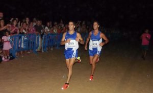 Los hermanos Andivia Soto, Daniel y Adrián, primero y segundo en la prueba masculina.