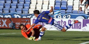 La salida de Alexander obligará al Recre a moverse en el mercado con celeridad. / Foto: Josele Ruiz.