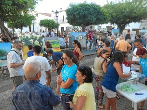 La plaza estuvo muy concurrida. 