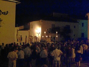 Un procesión con motivo del Año de Fe. 