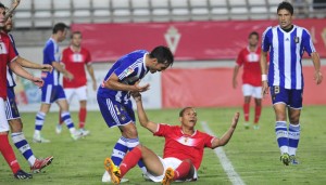 Dimas ve a un Recre con mayor capacidad de reacción que en la temporada anterior. / Foto: La Verdad de Murcia.